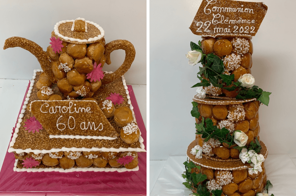 Pièce montée choux star desserts