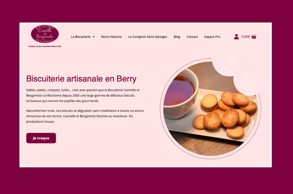 Lire la suite à propos de l’article Commandez en ligne les biscuits Cannelle et Bergamote